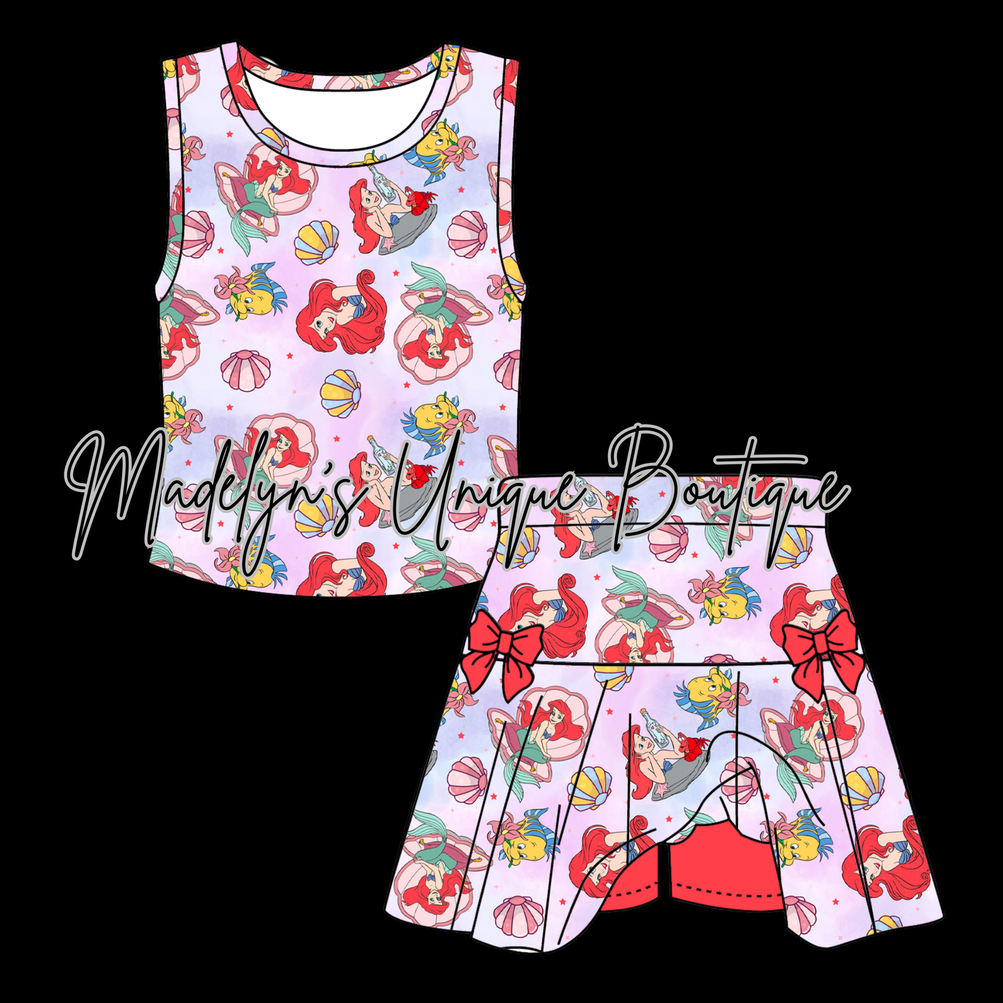 Girls skort set