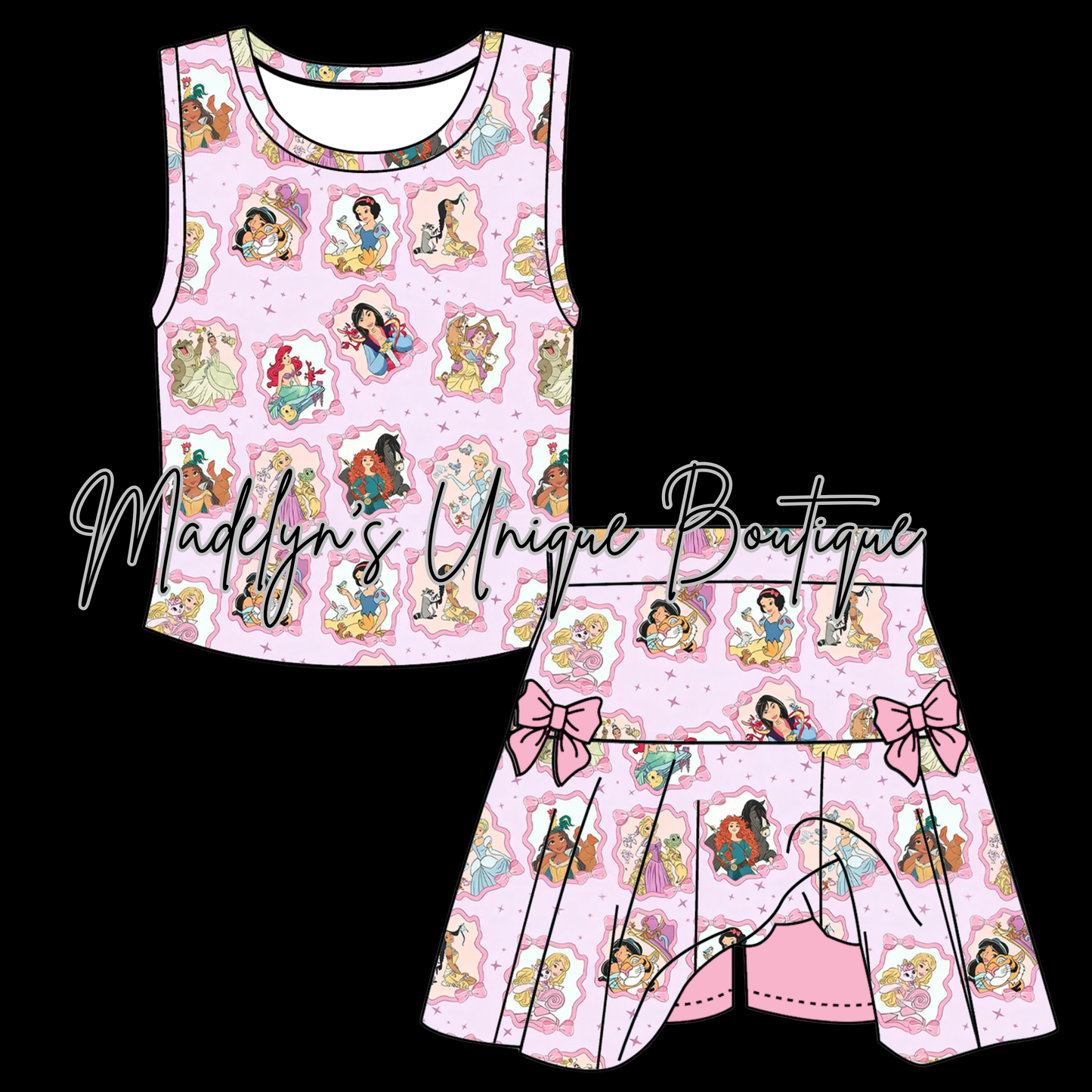 Girls skort set