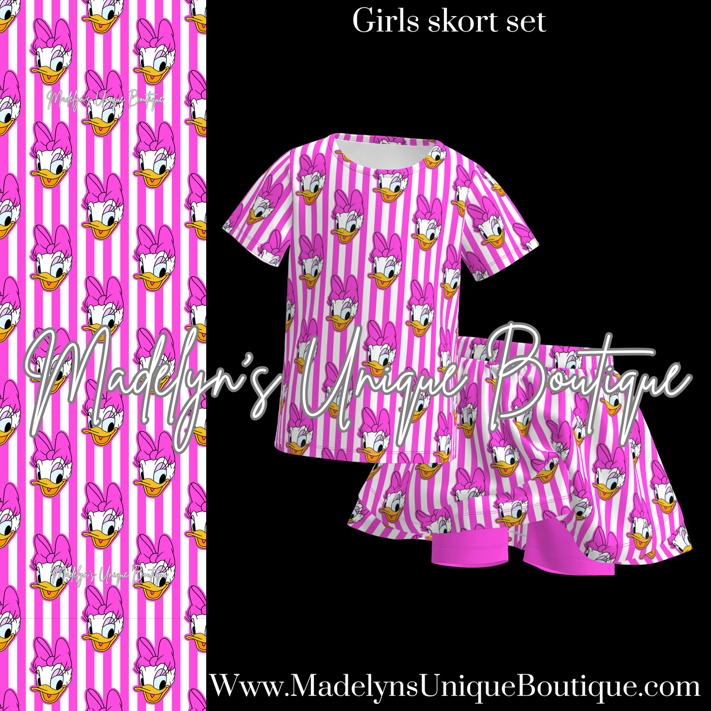 Girls skort set