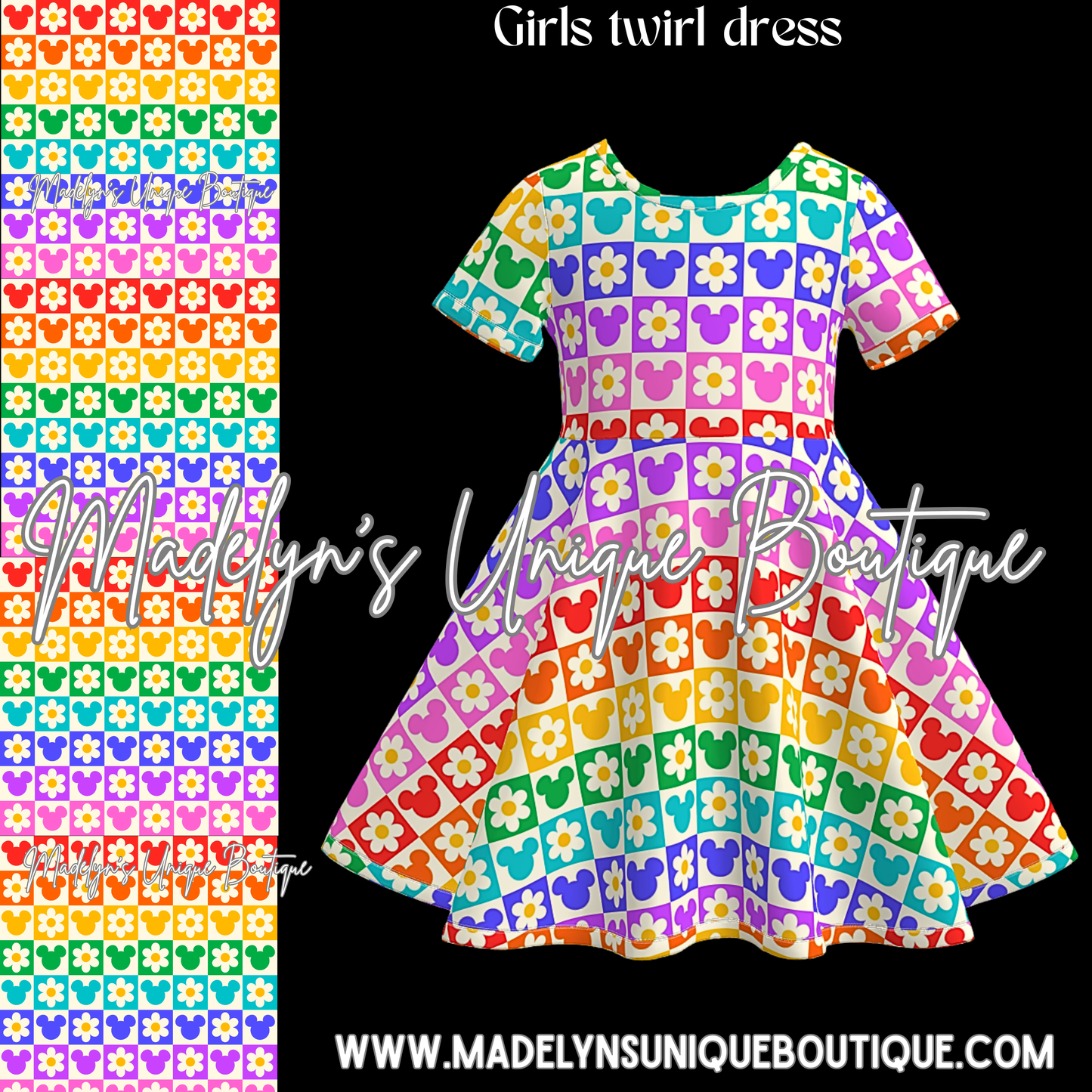 Girls twirl dress