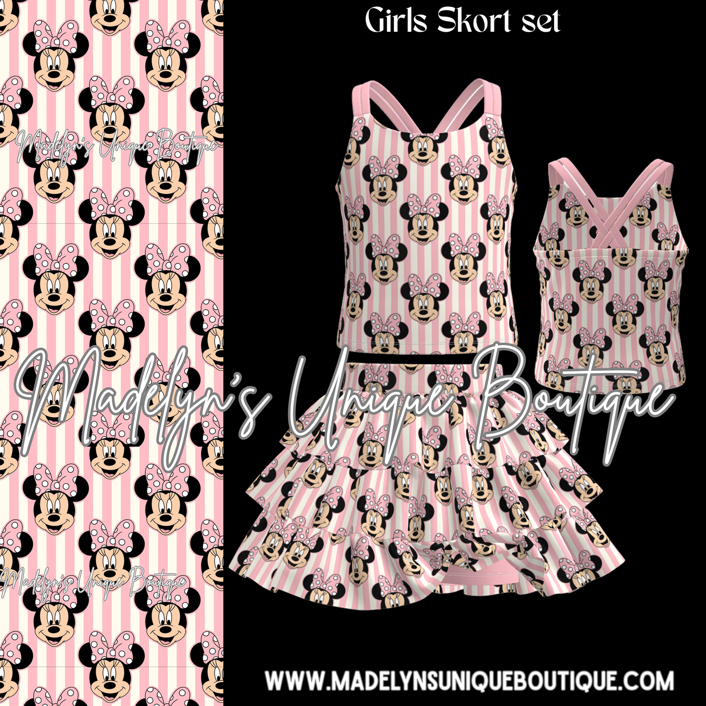 Girls skort set