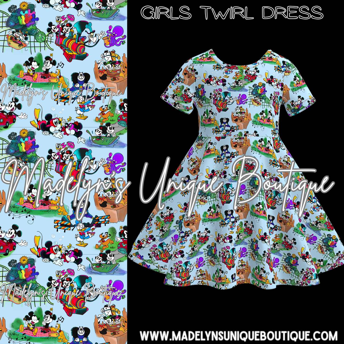 Girls twirl dress