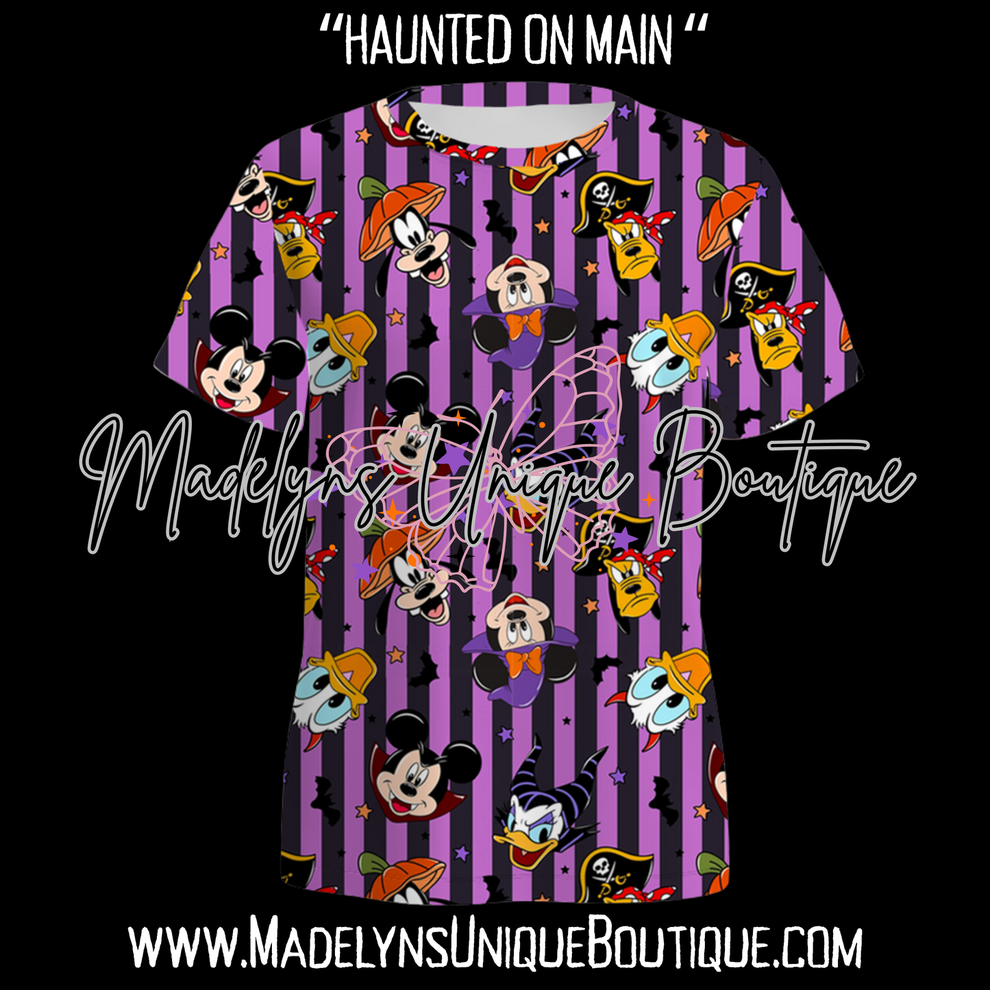 Women’s tee “Haunted on Main”