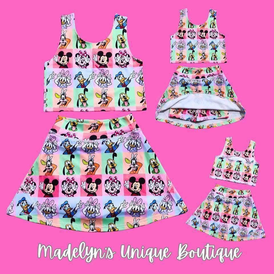 Athletic Girls skort set