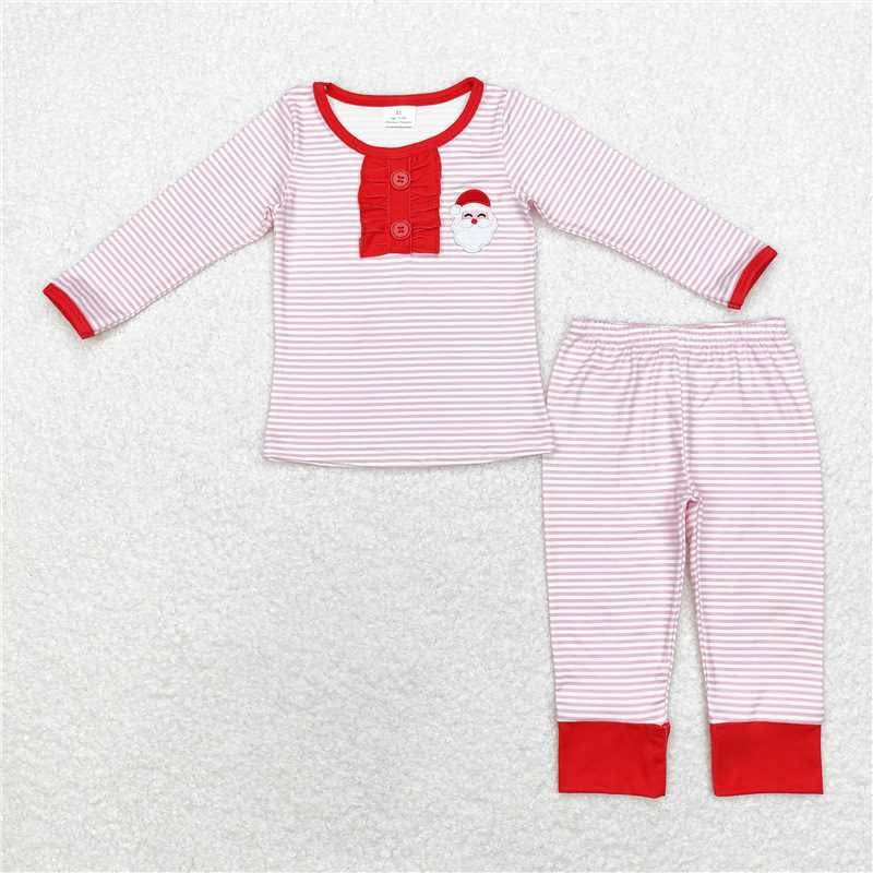 Christmas pjs embroidered