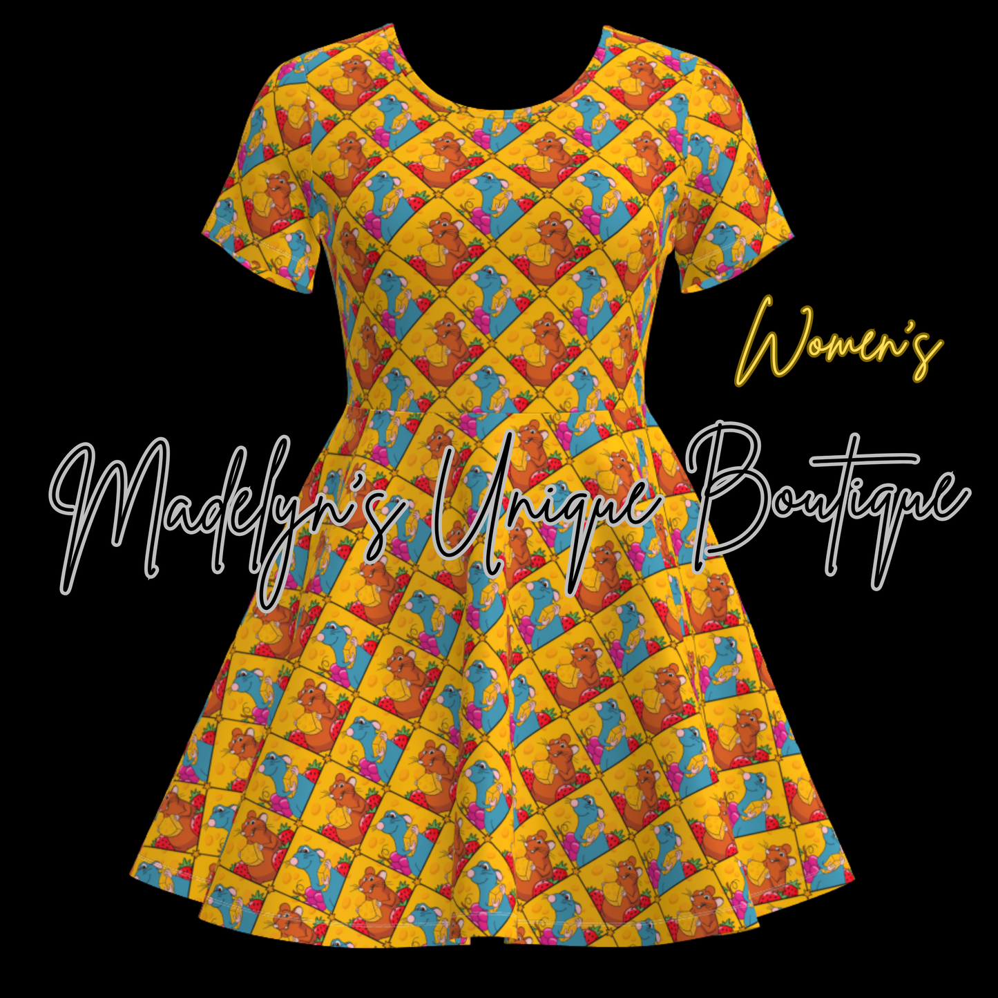 Women’s twirl dress with pockets