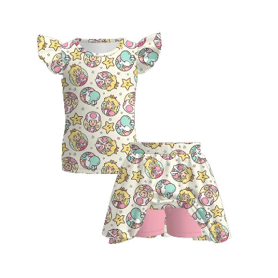 Girls skort set