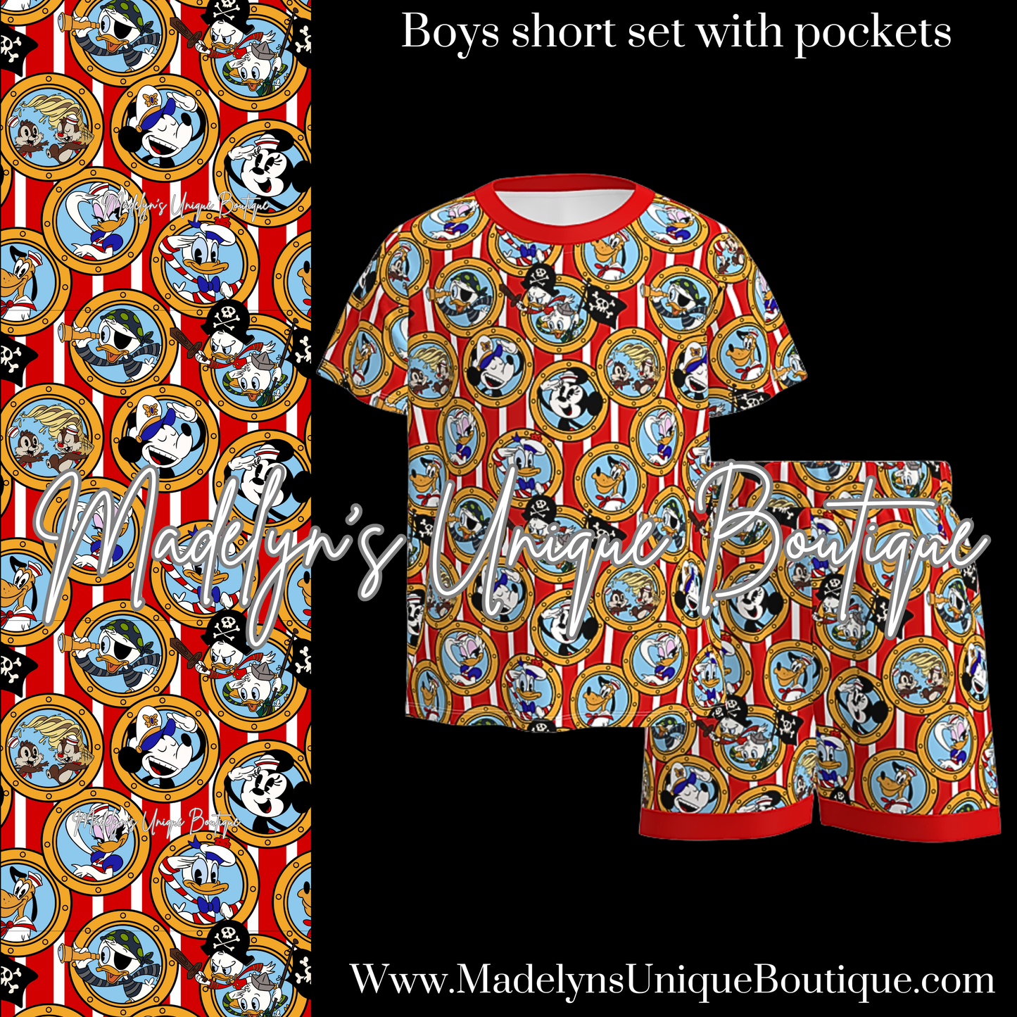 Boys short set