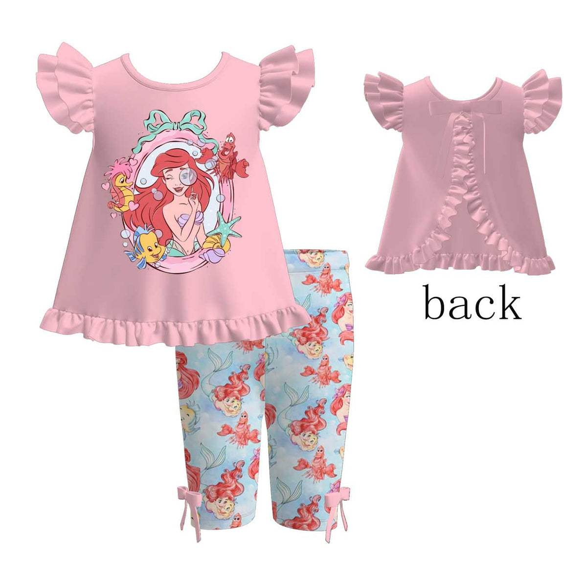 Girls capri set