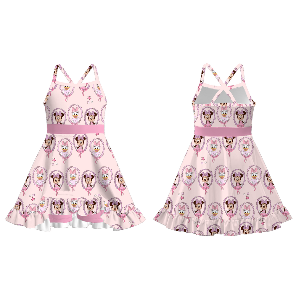 Girls dress with built in shorts