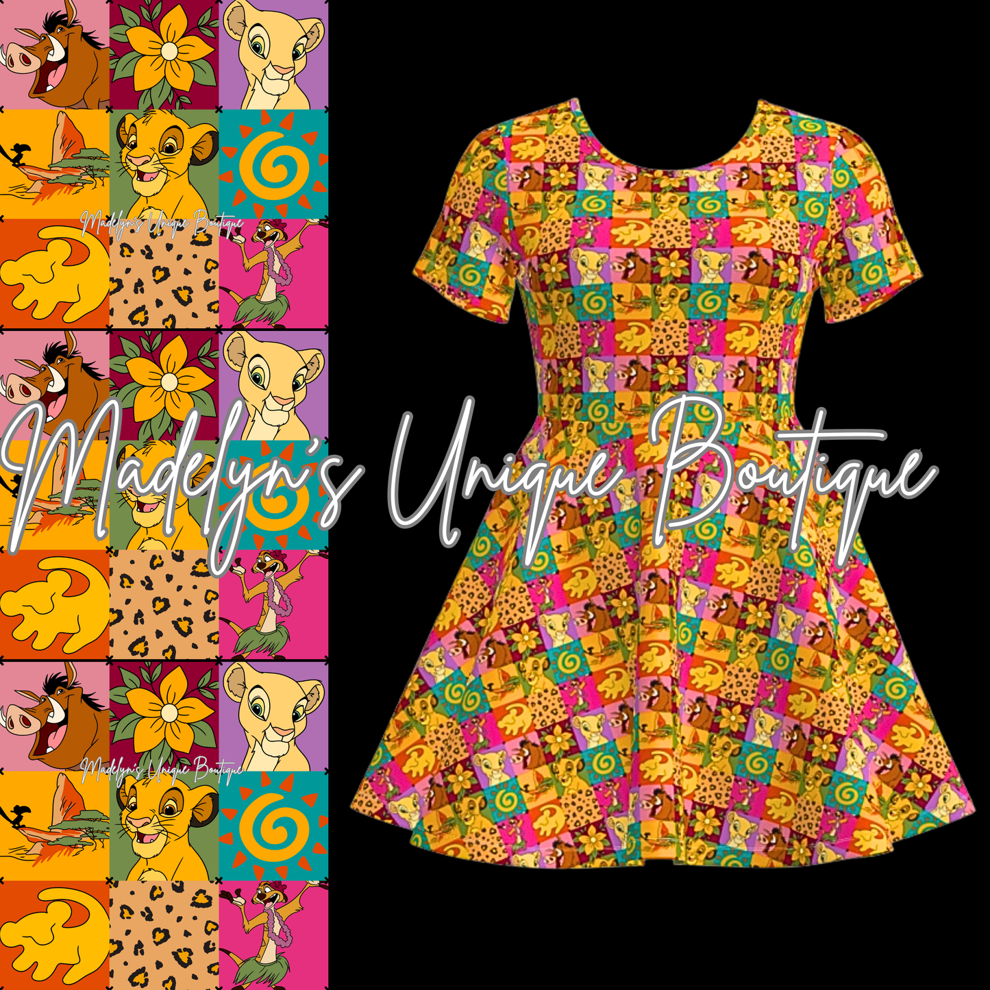 Women’s twirl dress with pockets