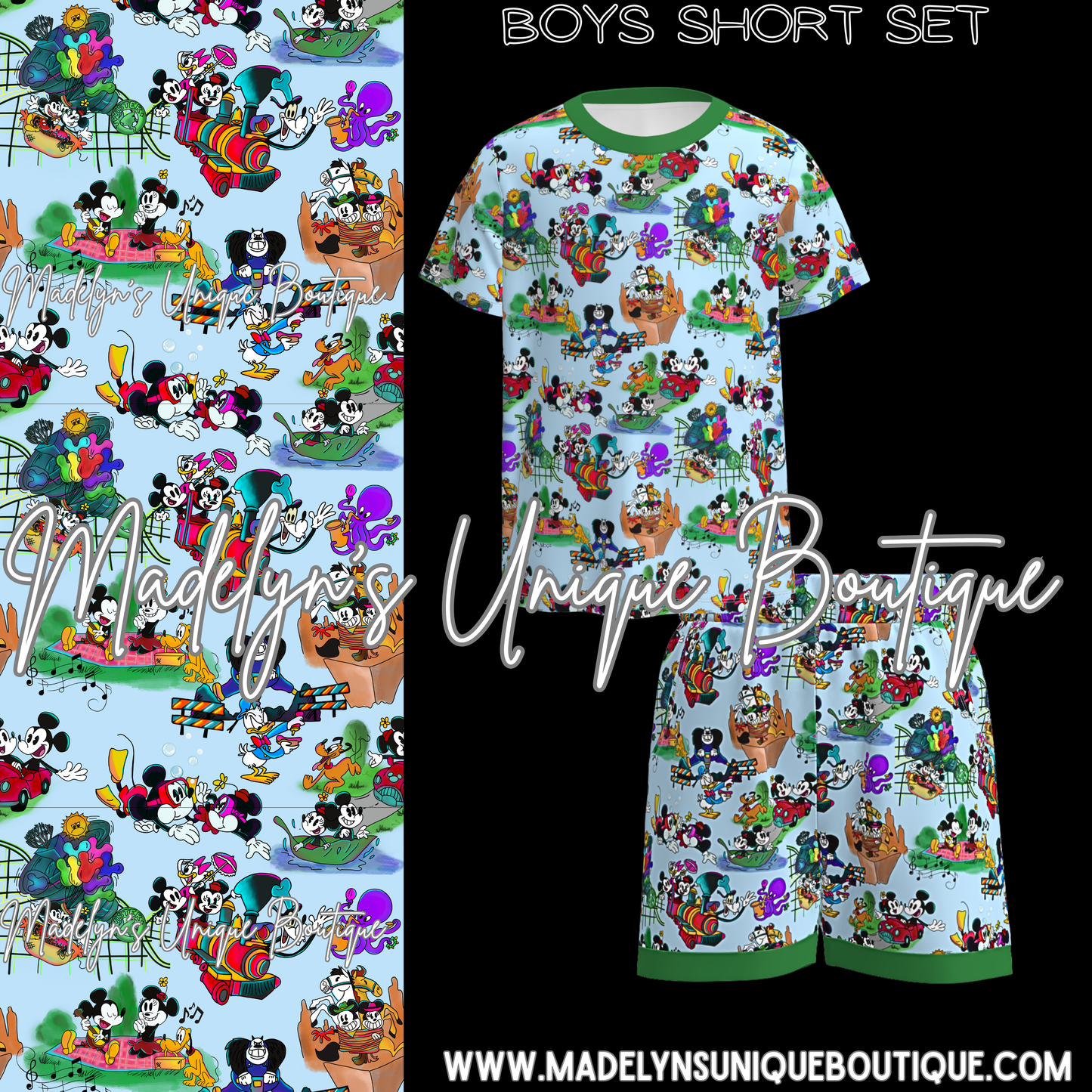 Boys short set