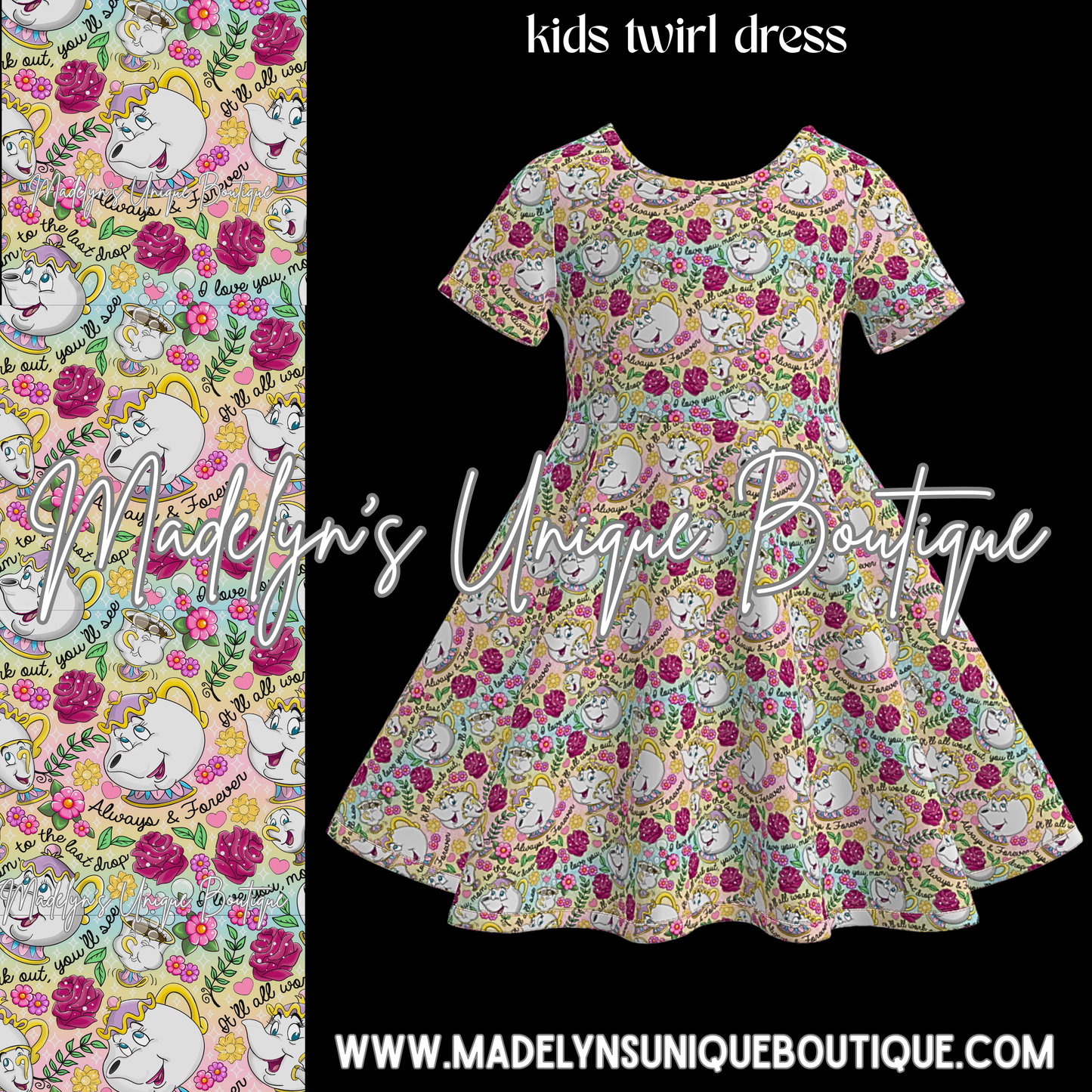 Girls twirl dress