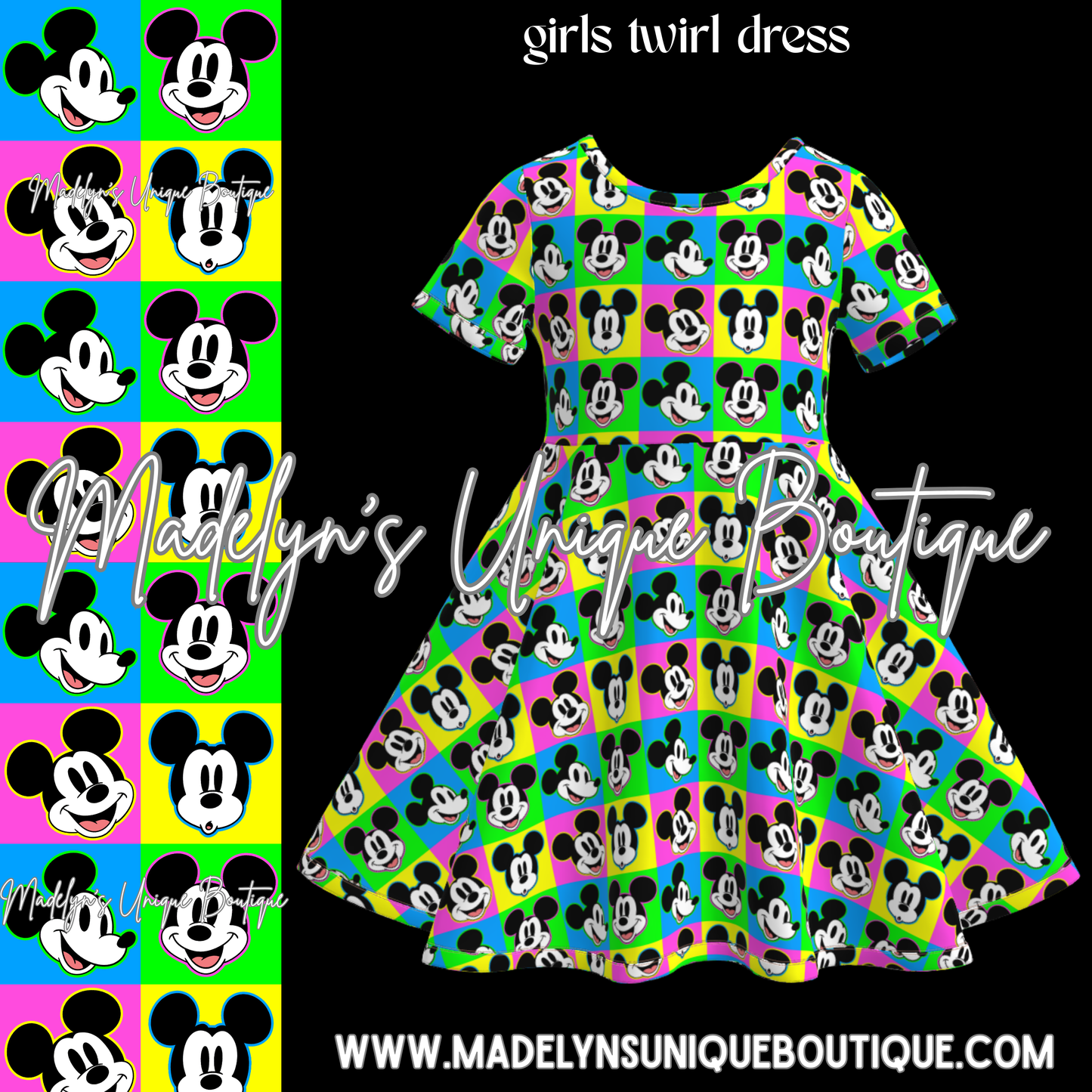 Girls twirl dress