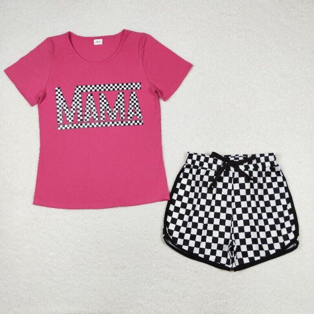 Mama short set
