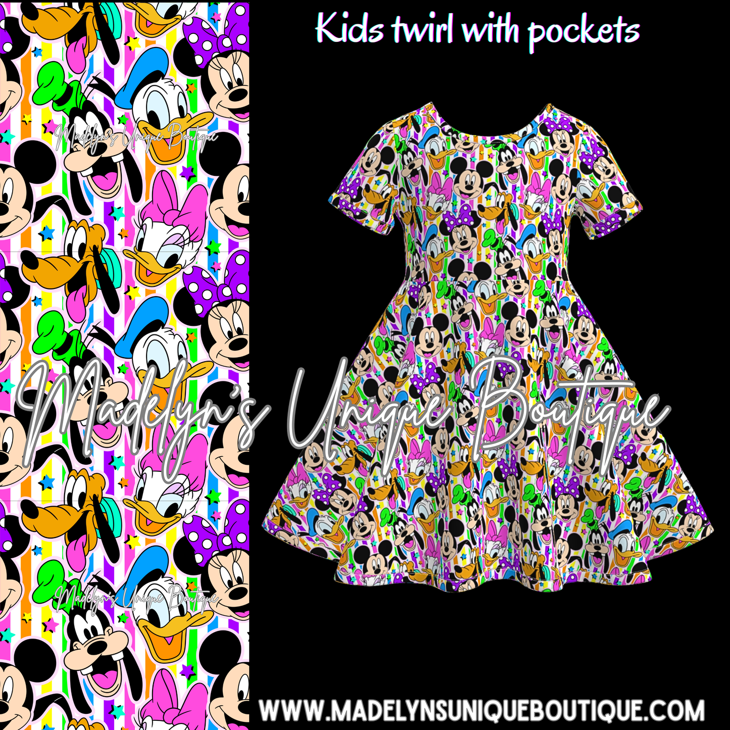 Girls twirl dress