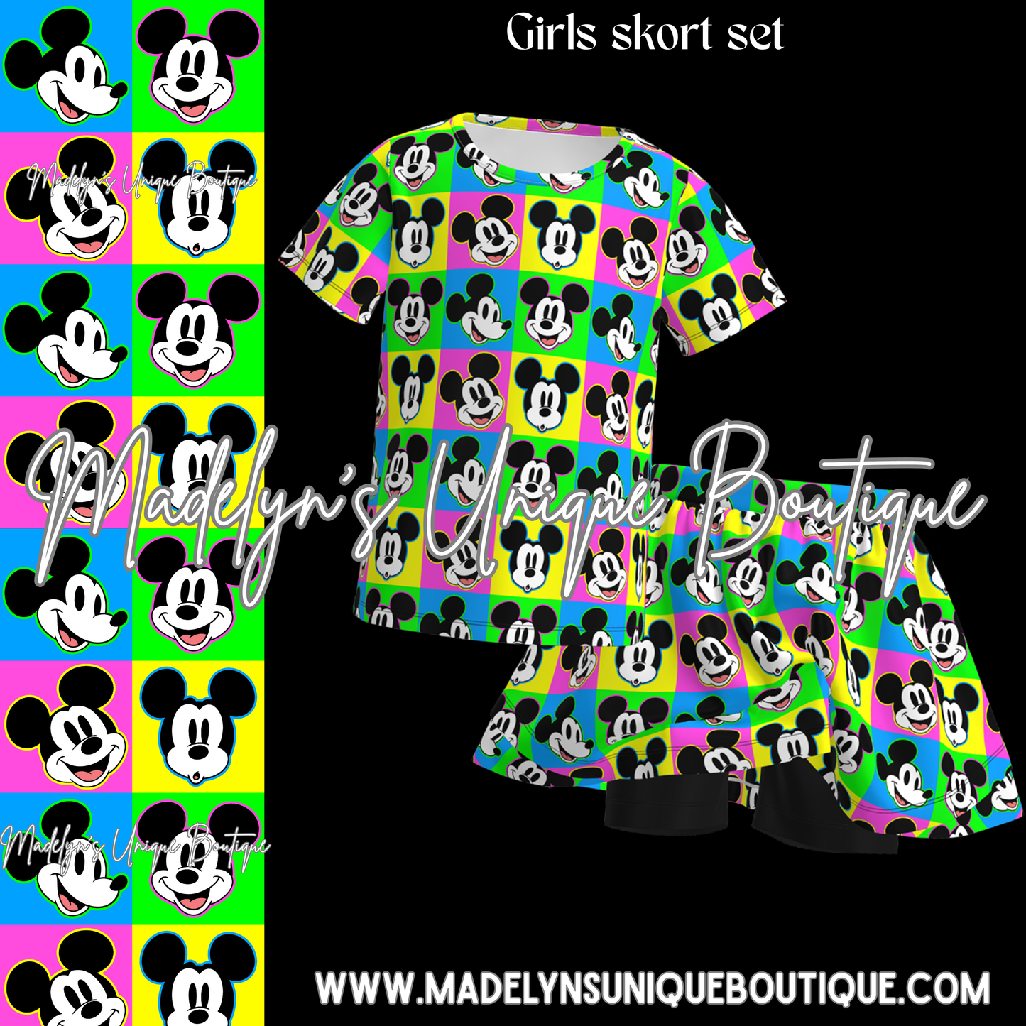 Girls skort set