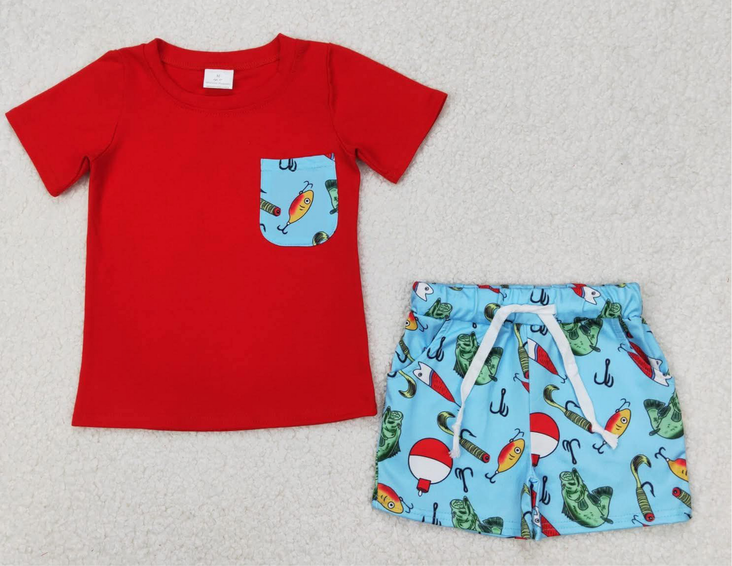 Fishing boys set! Has a matching girls set