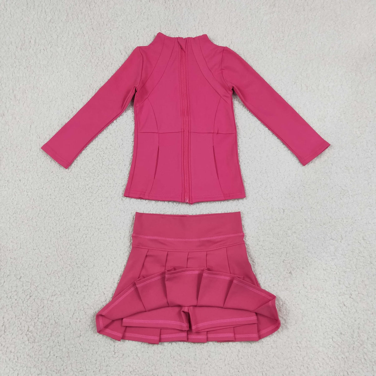 Girls athletic skort & jacket set