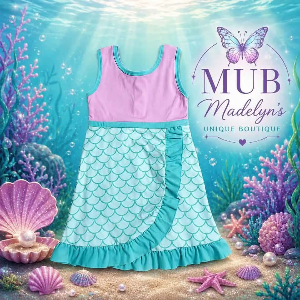 Athletic Girls dress with built in short