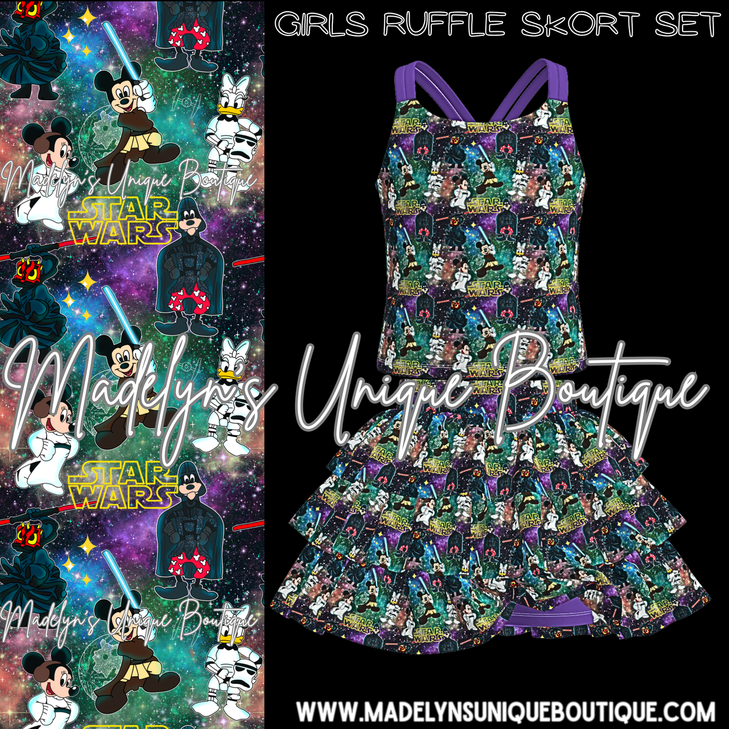 Girls skort set