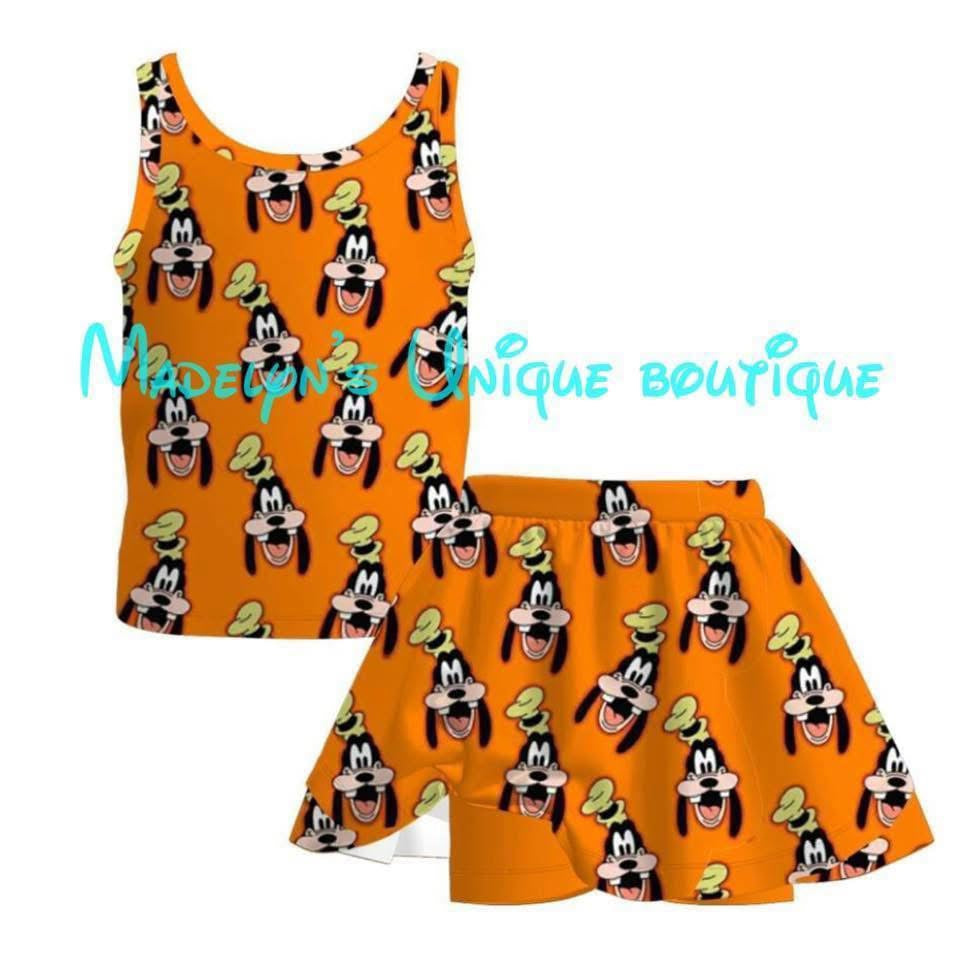 Girls skort set