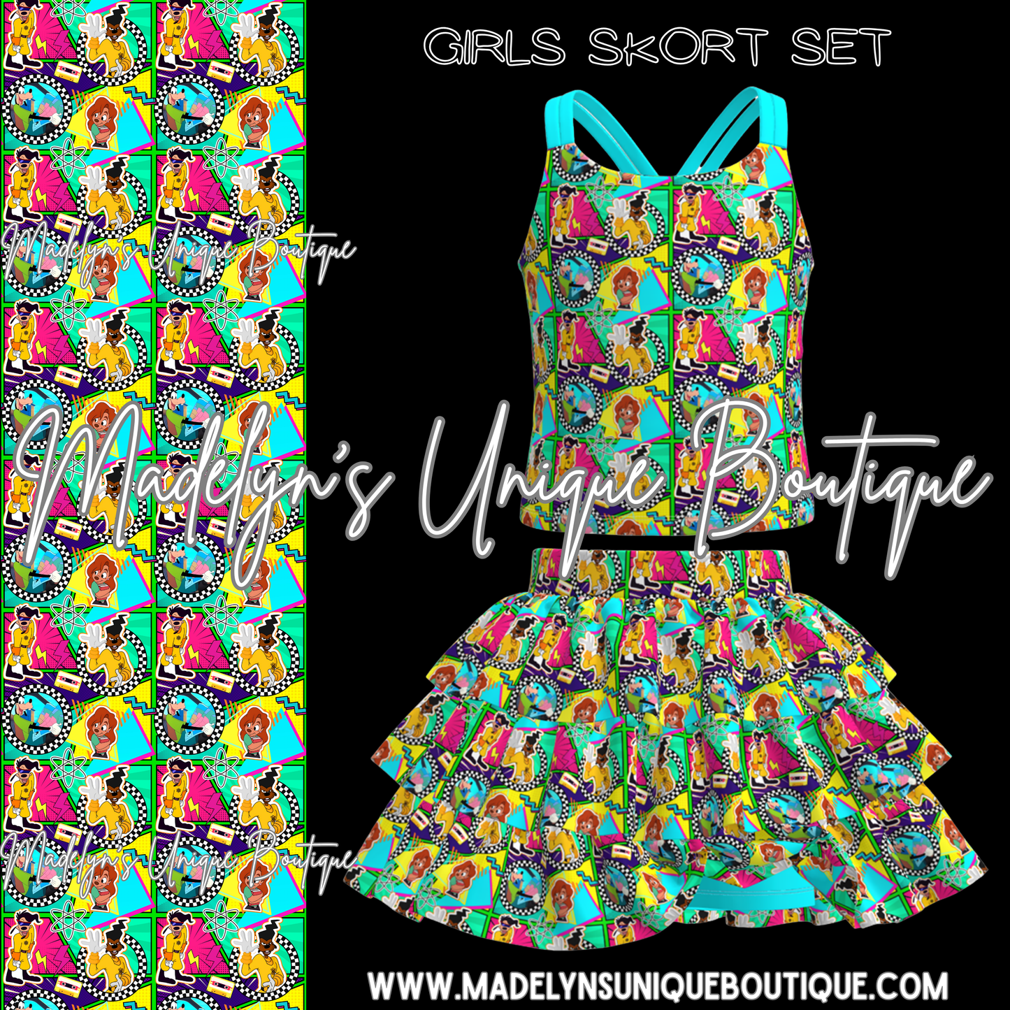 Girls skort set