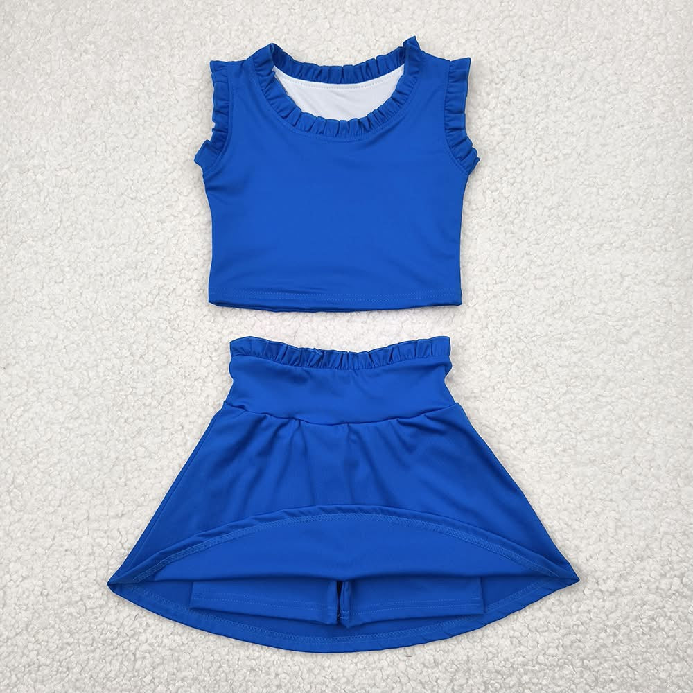 sports athletic set with shorts built in