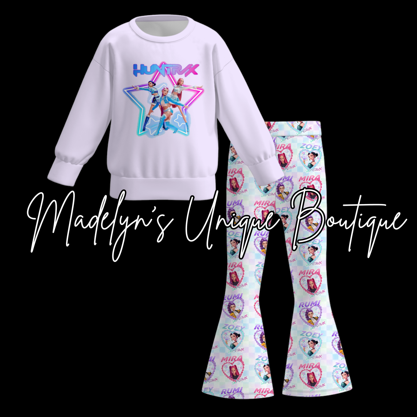 Kids lightweight sweatshirt pant set