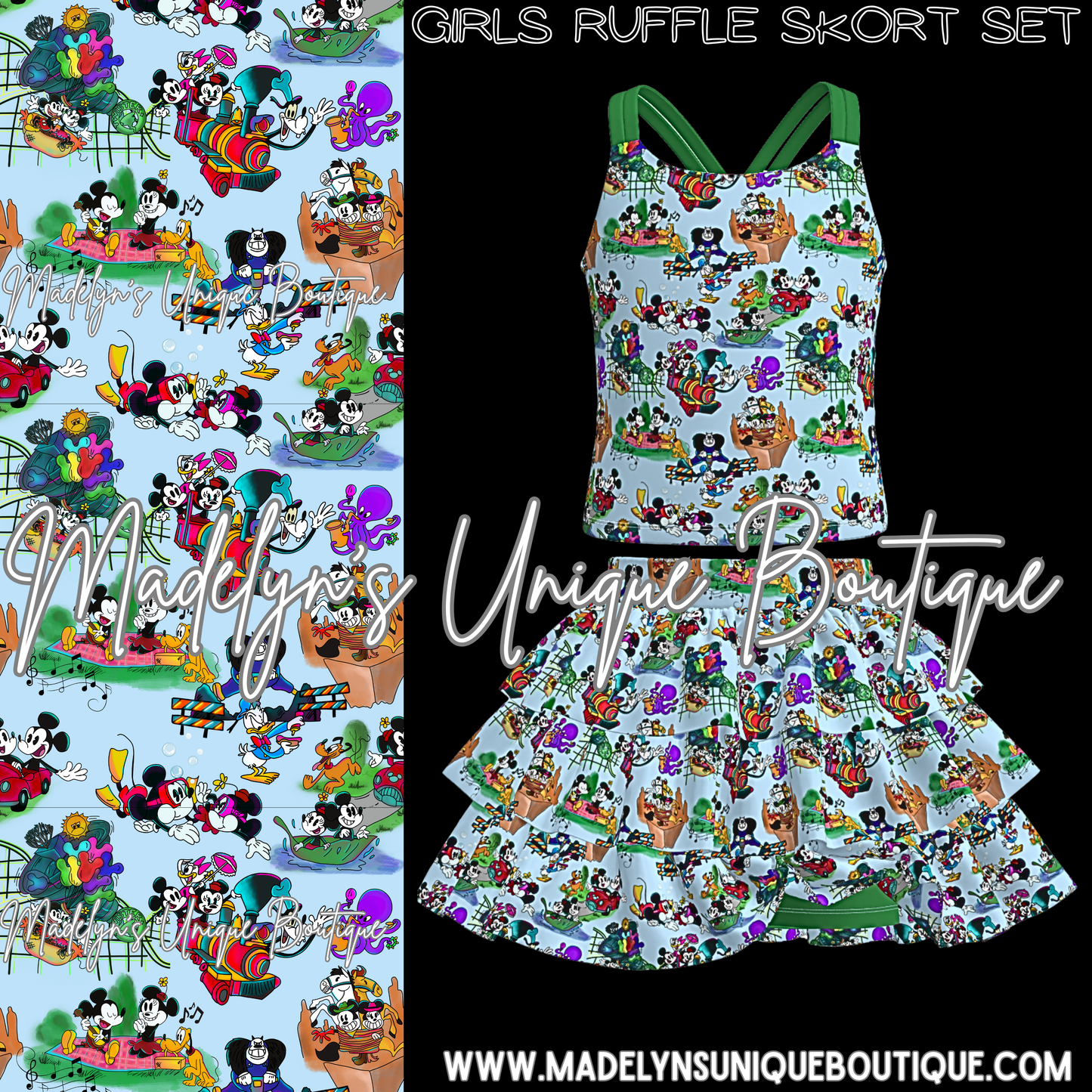 Girls skort set
