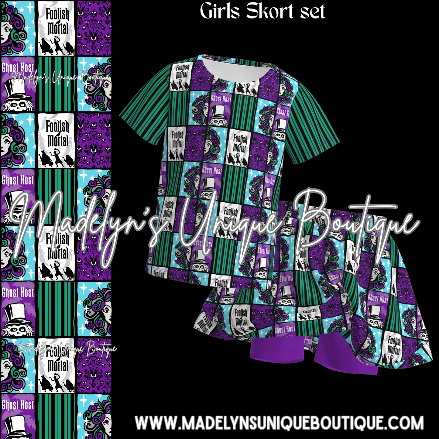 Girls skort set