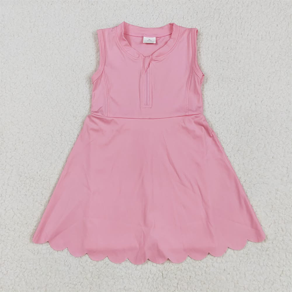 sports athletic dress with shorts built in