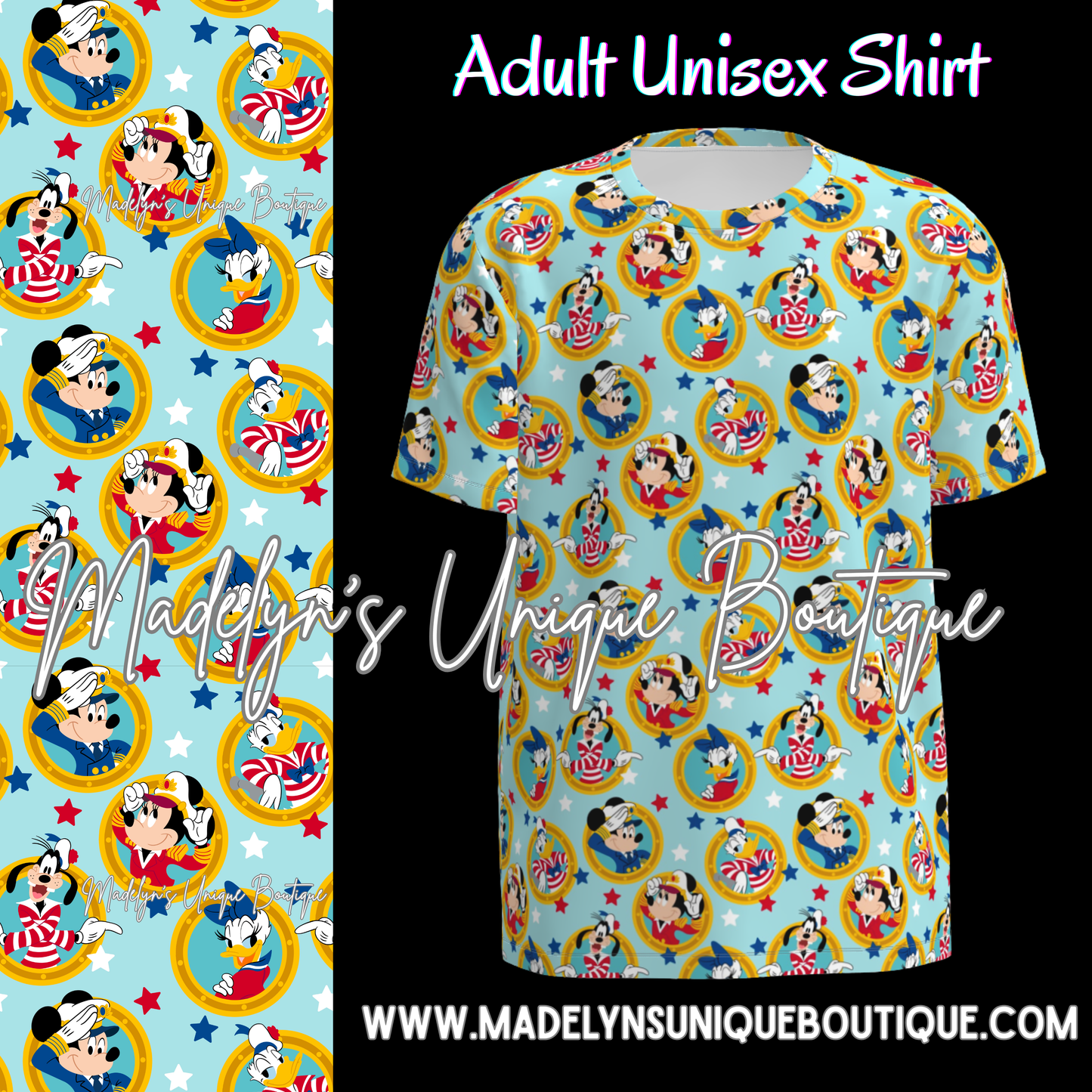 Unisex tee adult cruise