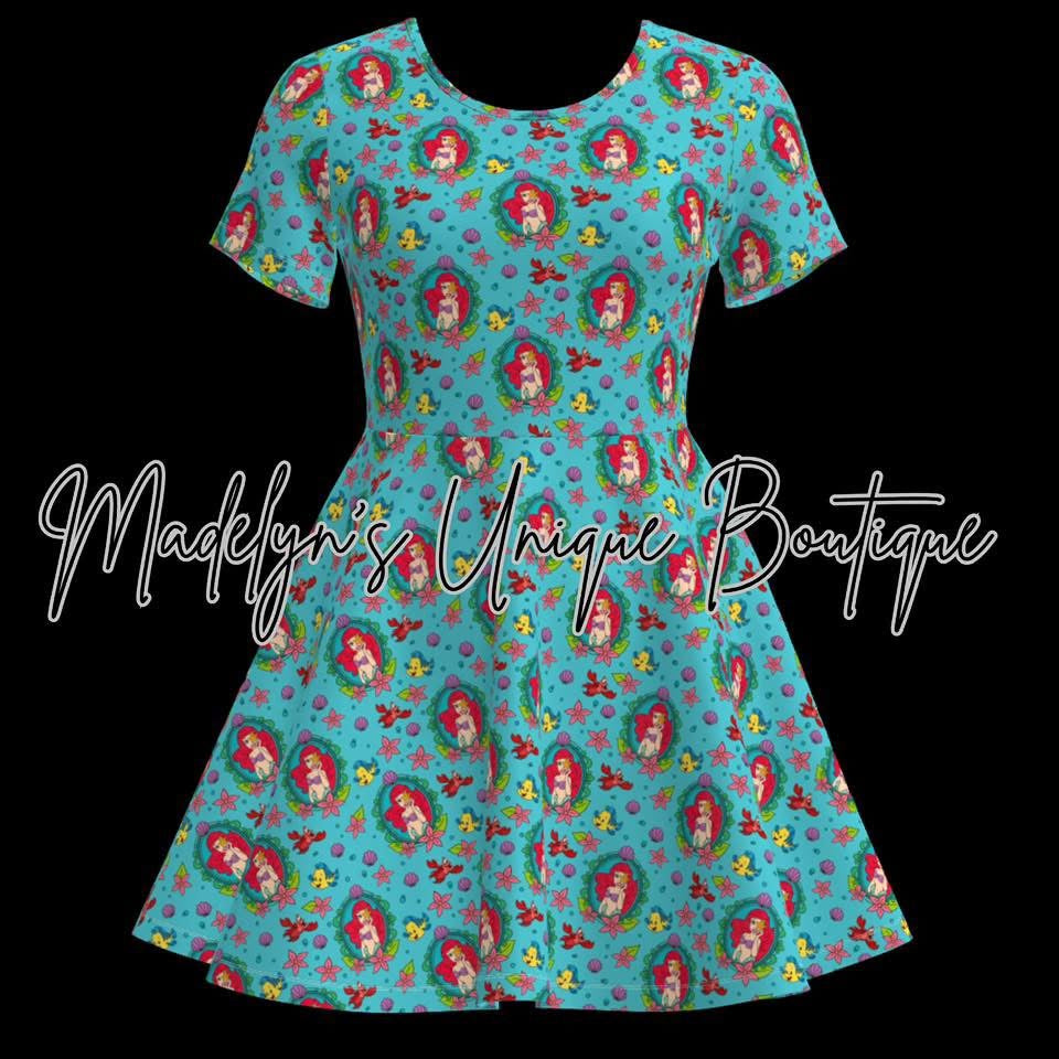 Women’s twirl dress with pockets