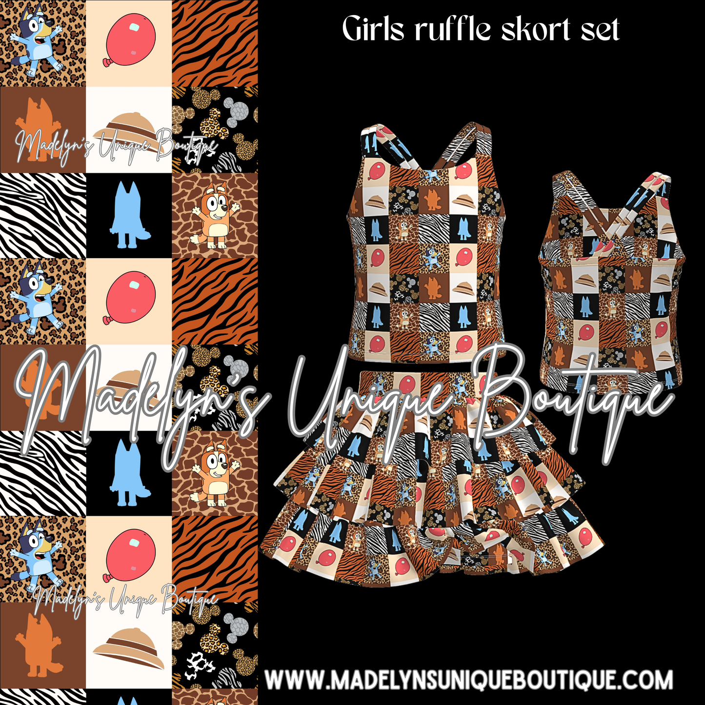 Girls skort set
