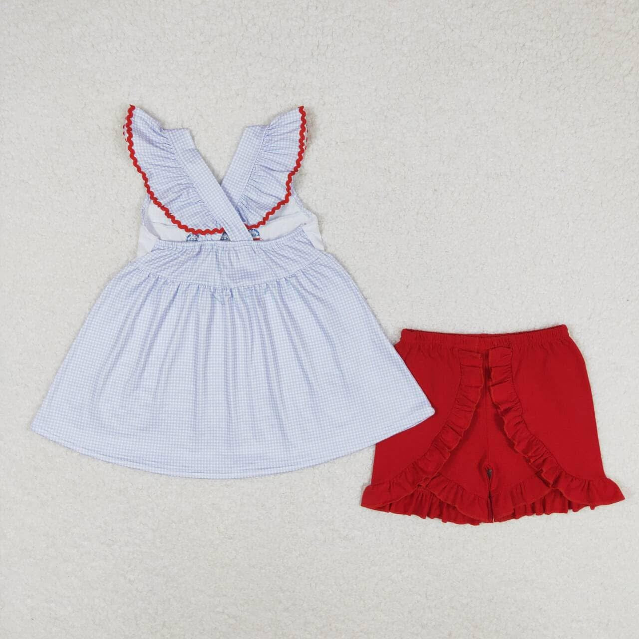 USA Embroidered set
