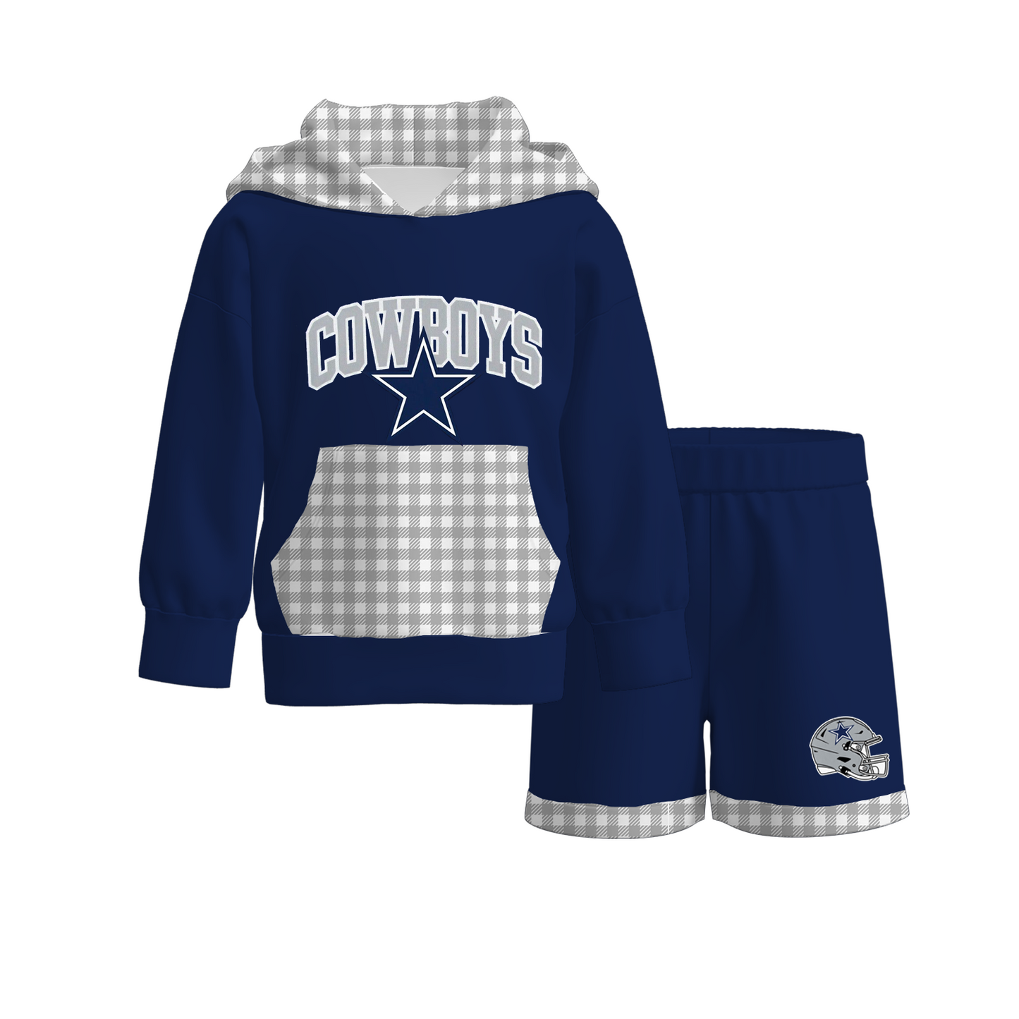 Football Hooded short sets