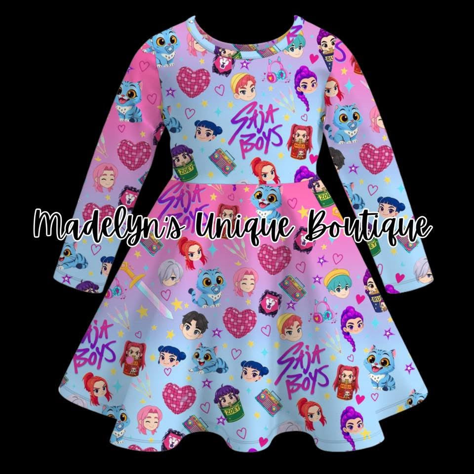Kids twirl dress