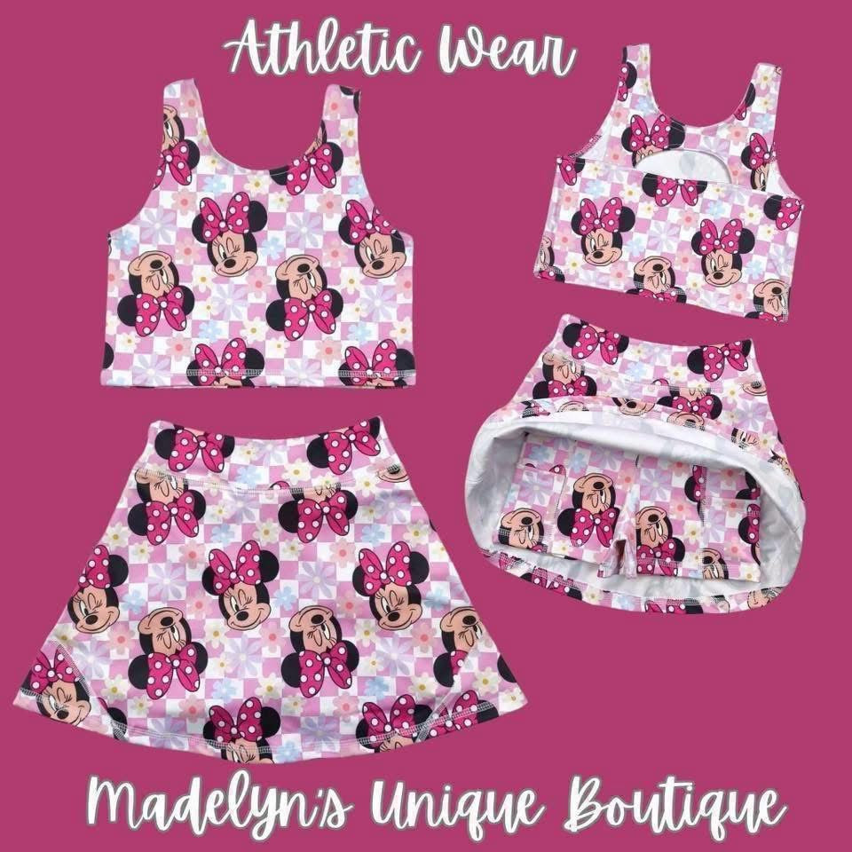 Athletic Girls skort set (not cropped)