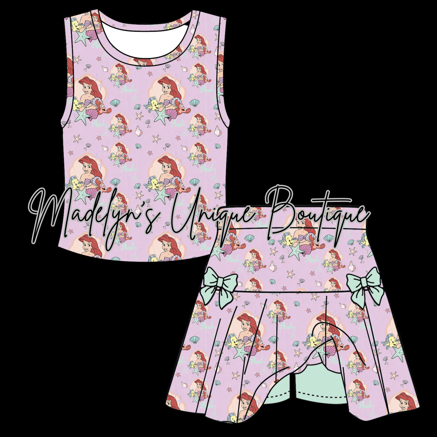 Girls skort set