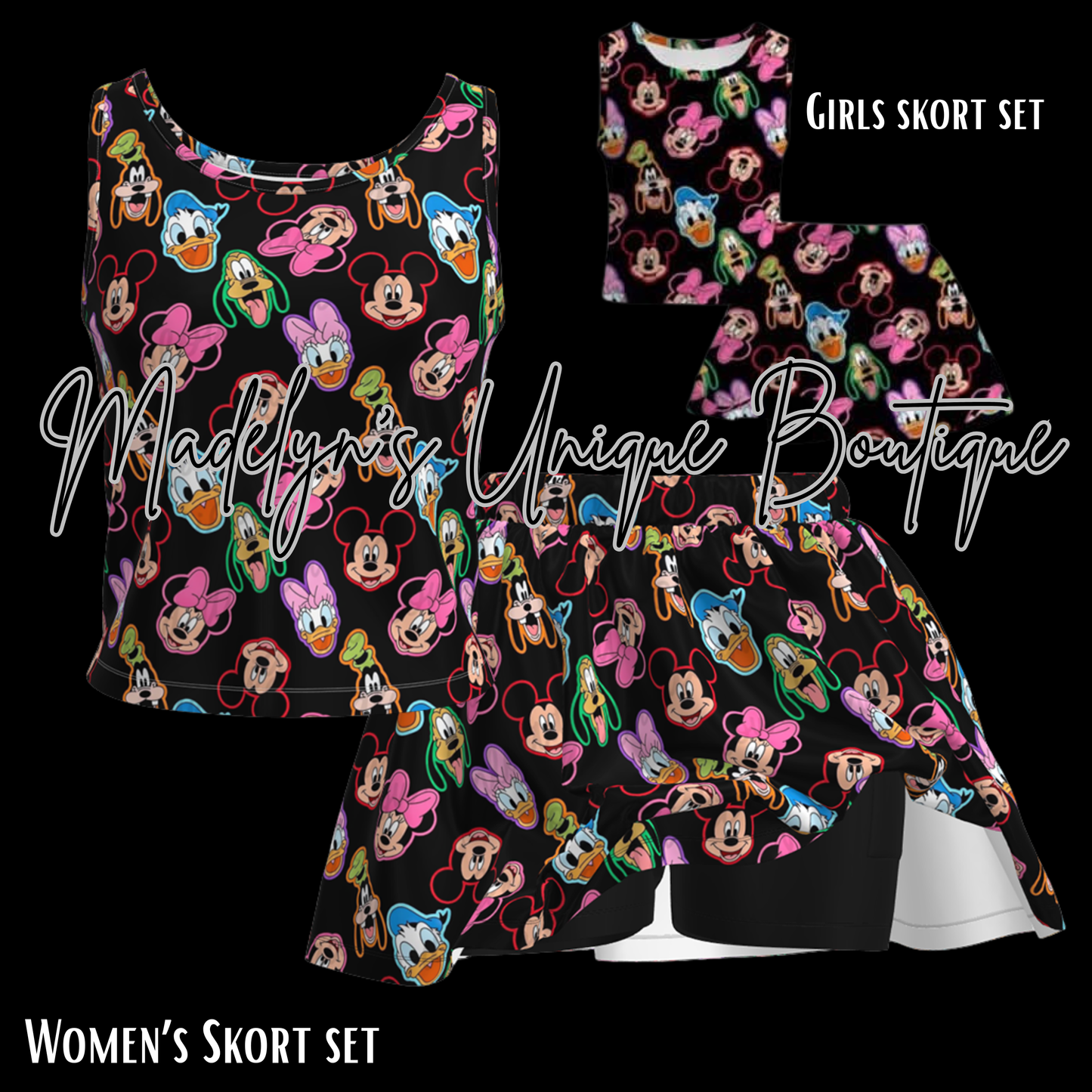 Girls skort set