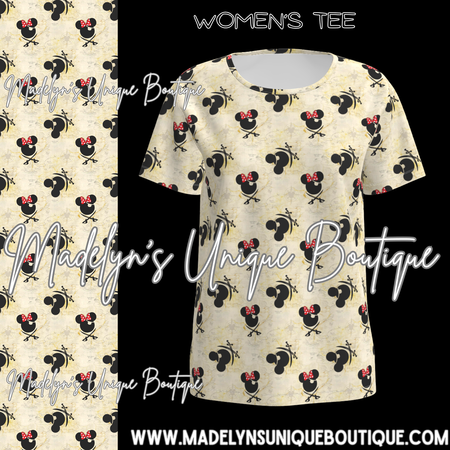 Women’s tee “A pirates life for me”