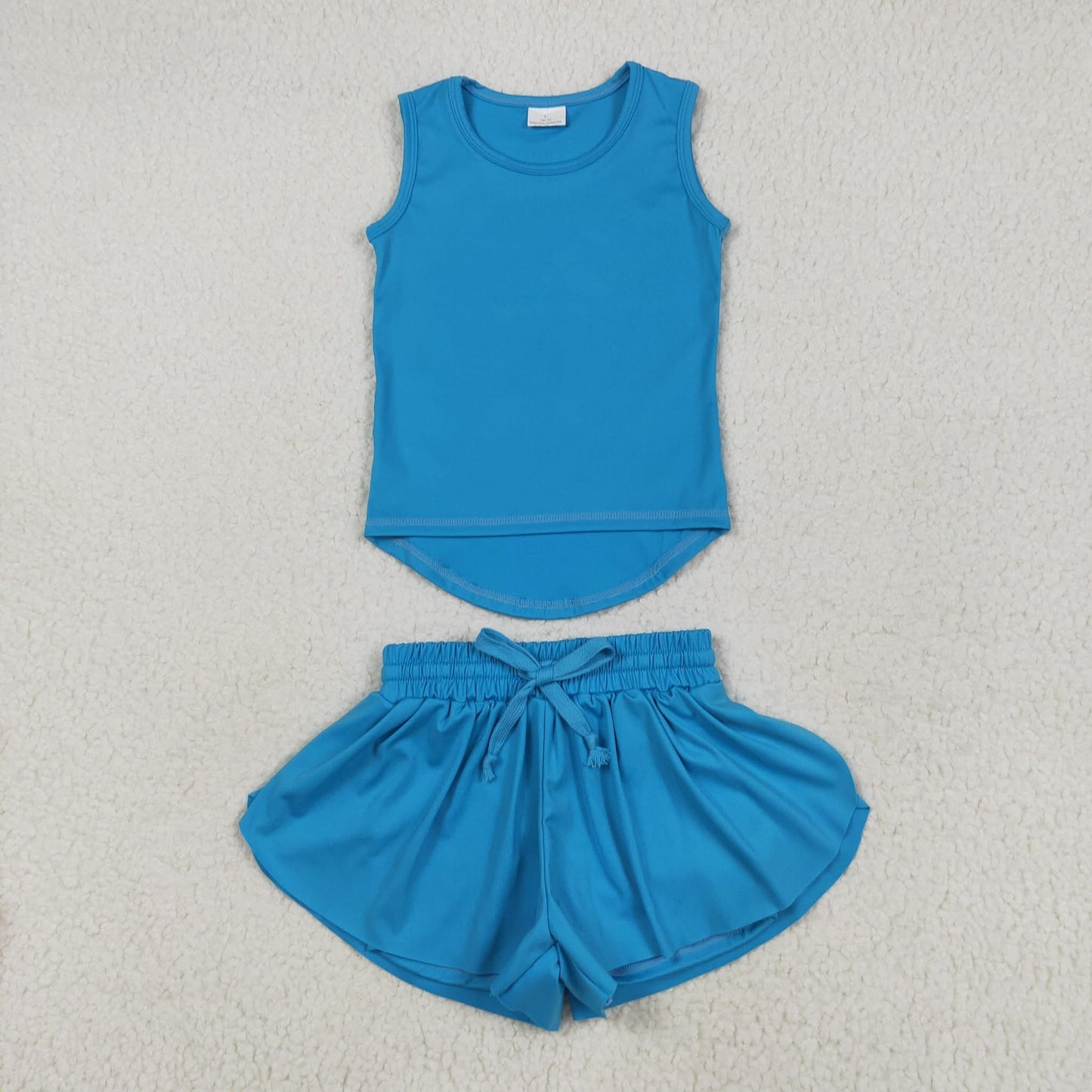 athletic set with shorts built in