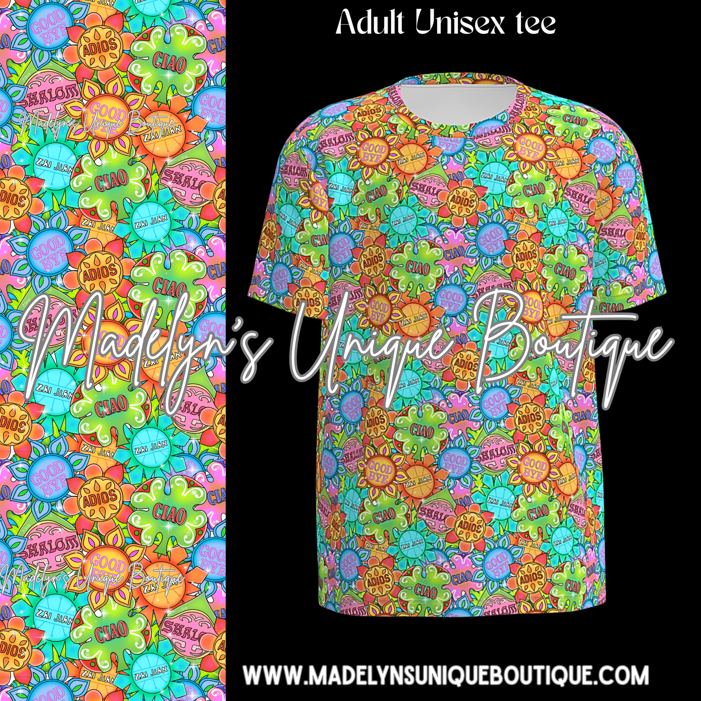 Unisex tee adult