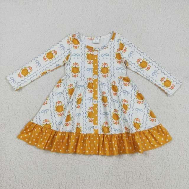 Fall pumpkin dress