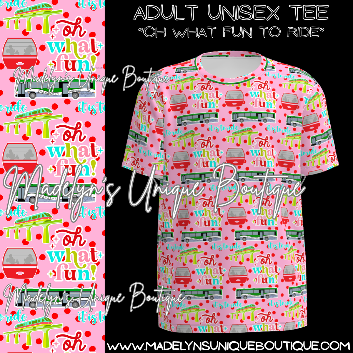 Adult Unisex tee “Oh what fun to ride”