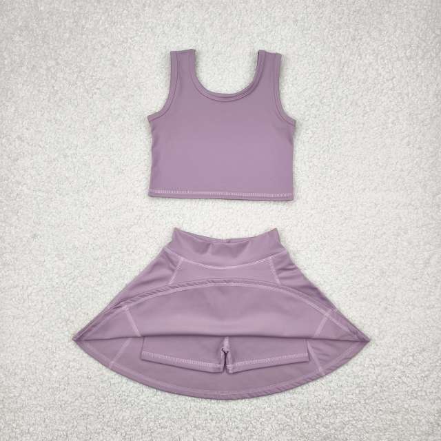 sports athletic set with shorts built in
