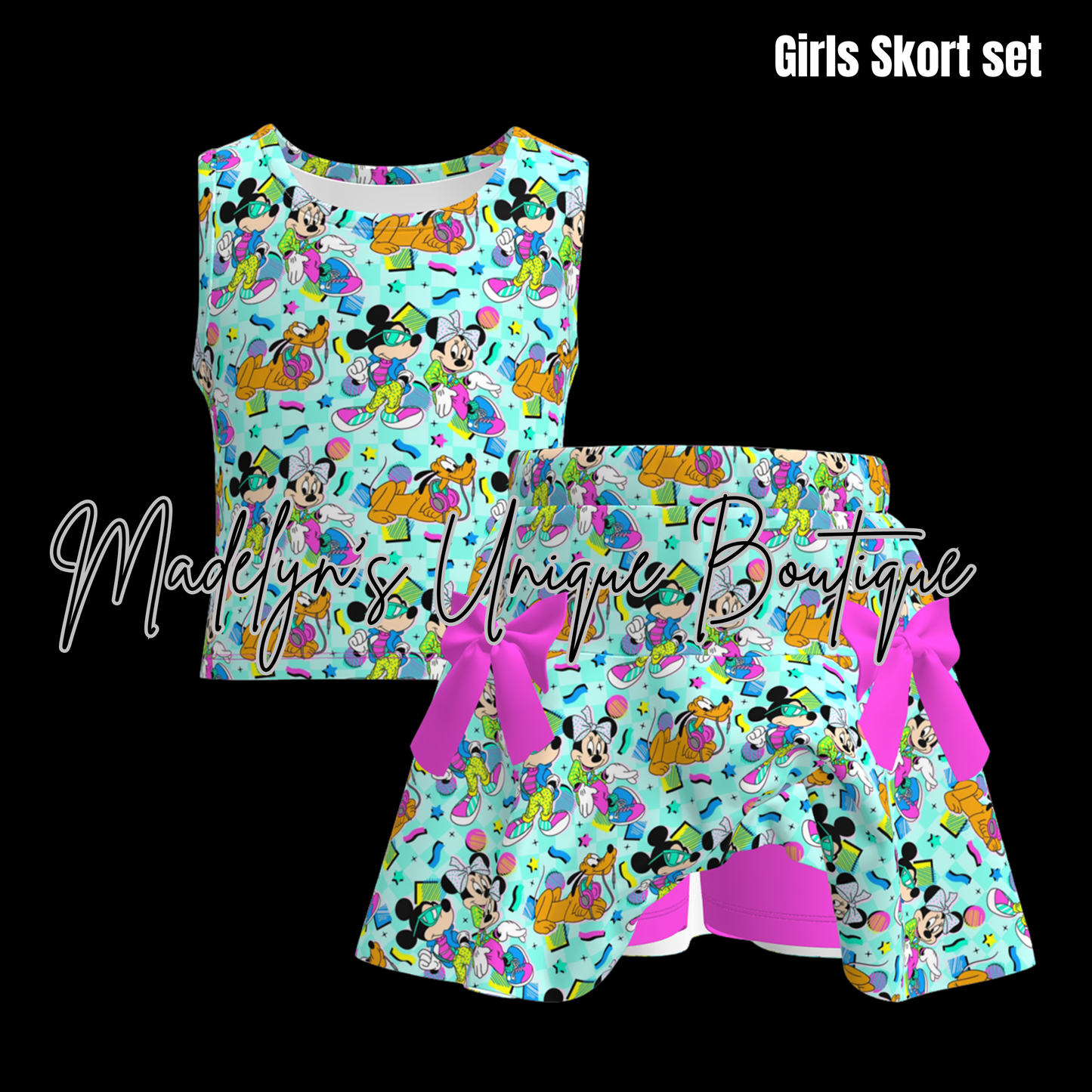 Girls skort set