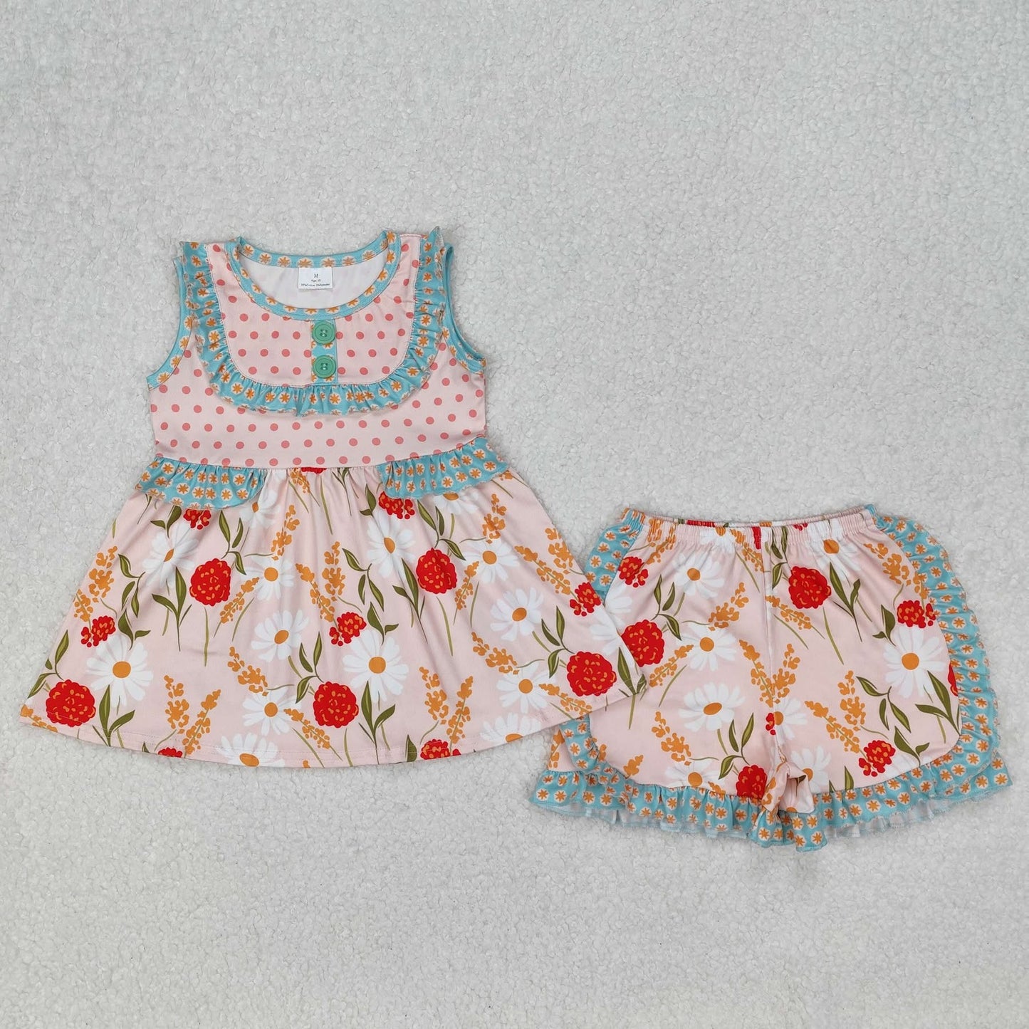 Flowers and ruffles