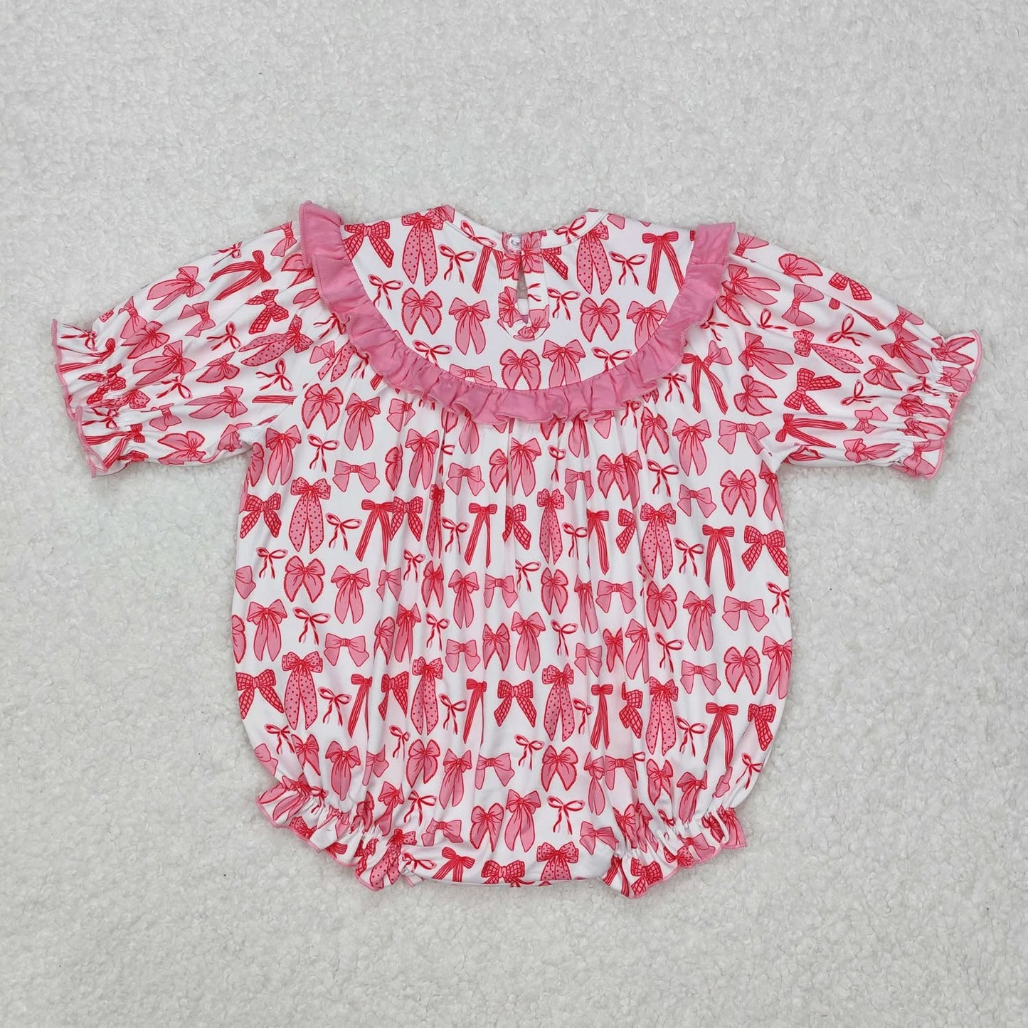 Mama’s bestie (Embroidered smocked romper)